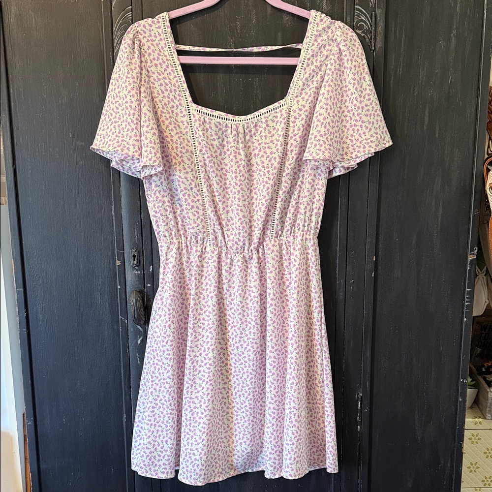 Sienna Sky Pink and White Floral Dress